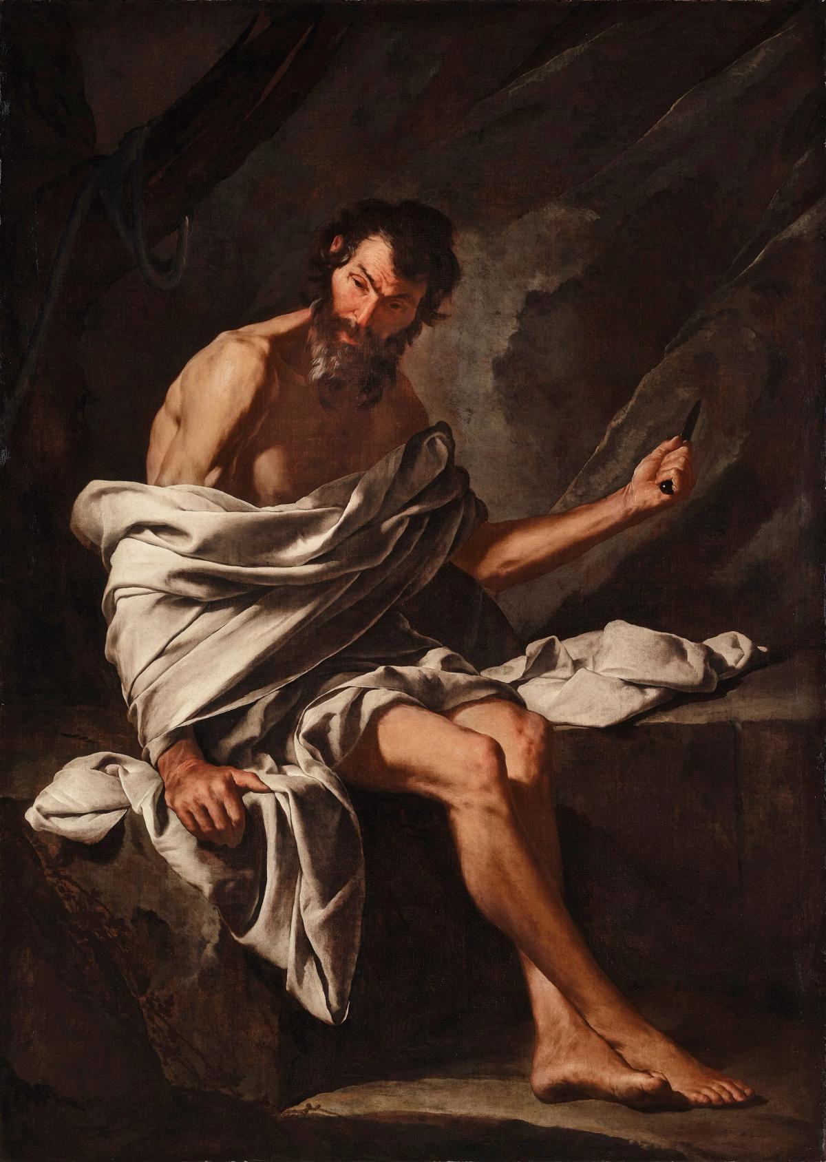 Bernardo Cavallino’s Saint Bartholomew (around 1640-45) Courtesy of the National Gallery, London