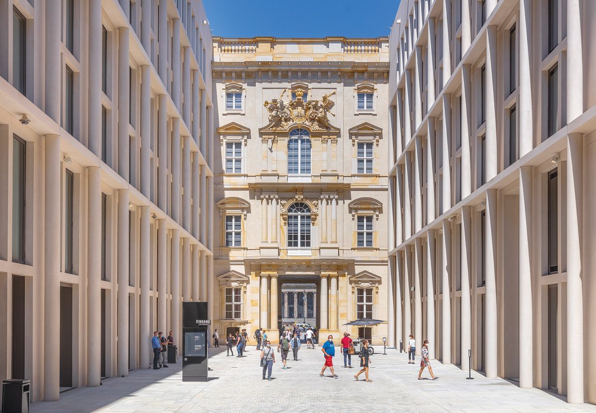 As Covid-19 restrictions eased, mega-museum openings were back on the agenda, including Berlin’s Humboldt Forum this summer David von Becker