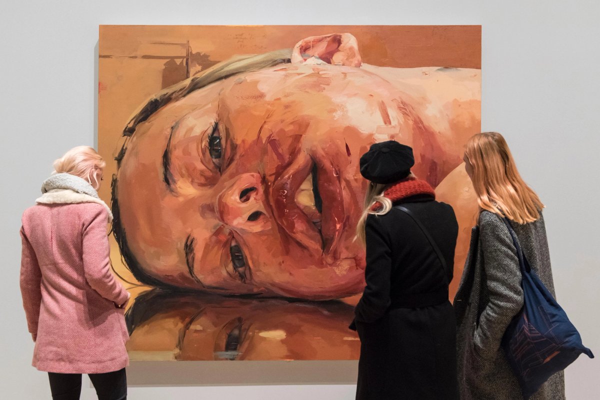 Heads up: Jenny Saville’s Reverse (2002-03), which will be on show in the painter’s retrospective at London’s National Portrait Gallery Photo: Stephen Chung/Alamy Stock Photo; © Jenny Saville. All rights reserved, DACS 2025