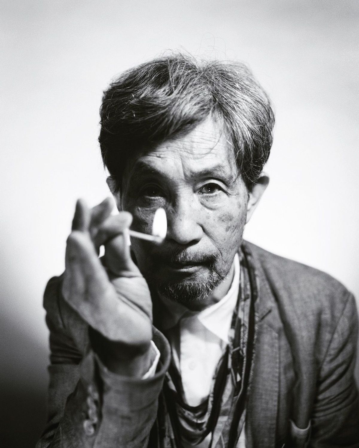 Portrait of Gozo Yoshimasu, who has been active in Japan since the 1960s

Photo by Masashi Asada