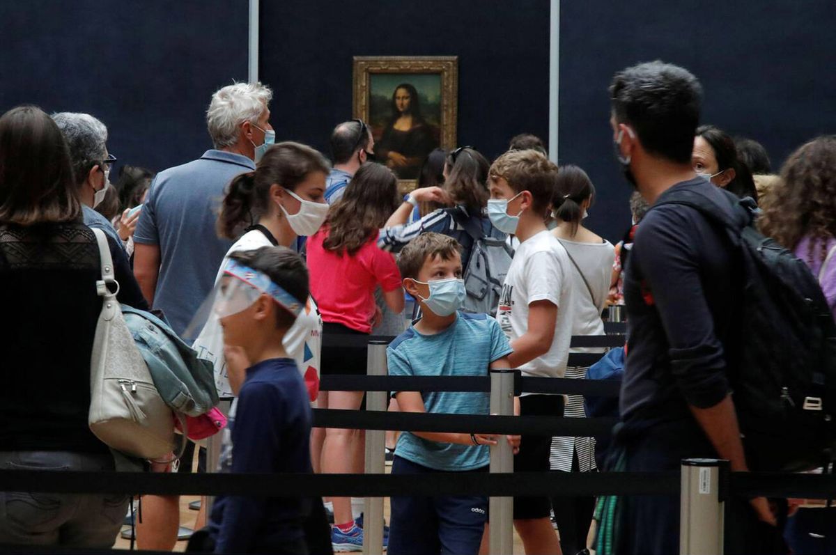 The Musée du Louvre in Paris was the most visited museum in 2020, with its blockbuster Leonardo exhibition attracting more than 10,000 a day. Overall, 2.7 million people visited the museum—72% fewer than in 2019 Reuters/Alamy Stock Photo