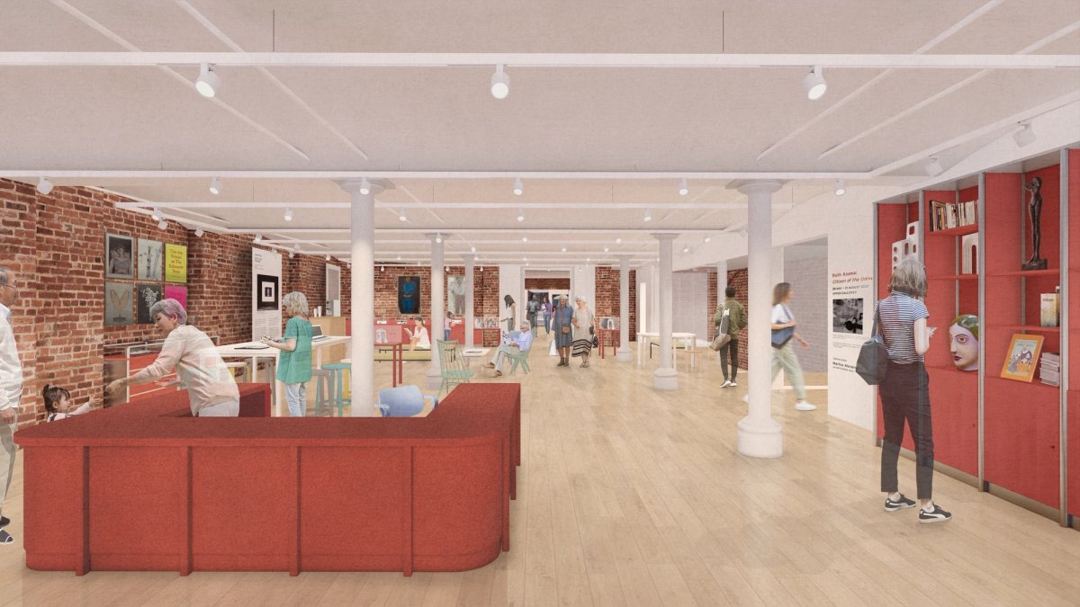Architect's rendered view of the gallery's new entrance space
Courtesy of Modern Art Oxford