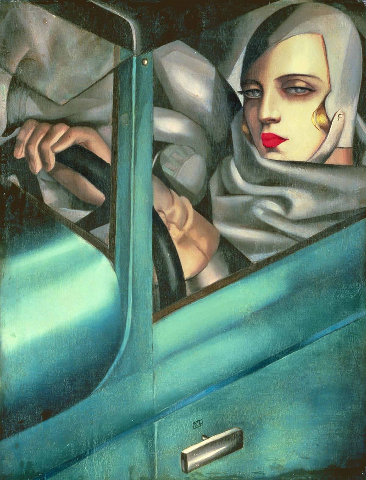 Tamara de Lempicka's Self-Portrait (Tamara in the Green Bugag) (1929) features in An Opiniated Guide to Women Painters Photo: Fine Art Images / Bridgeman Images