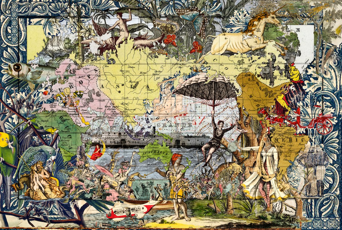 Malala Andrialavidrazana's Figures 1842, Specie degli animali (2018) which sold during the preview of Art Paris by Caroline Smulders for €17,000 Courtesy of Caroline Smulders and the artist