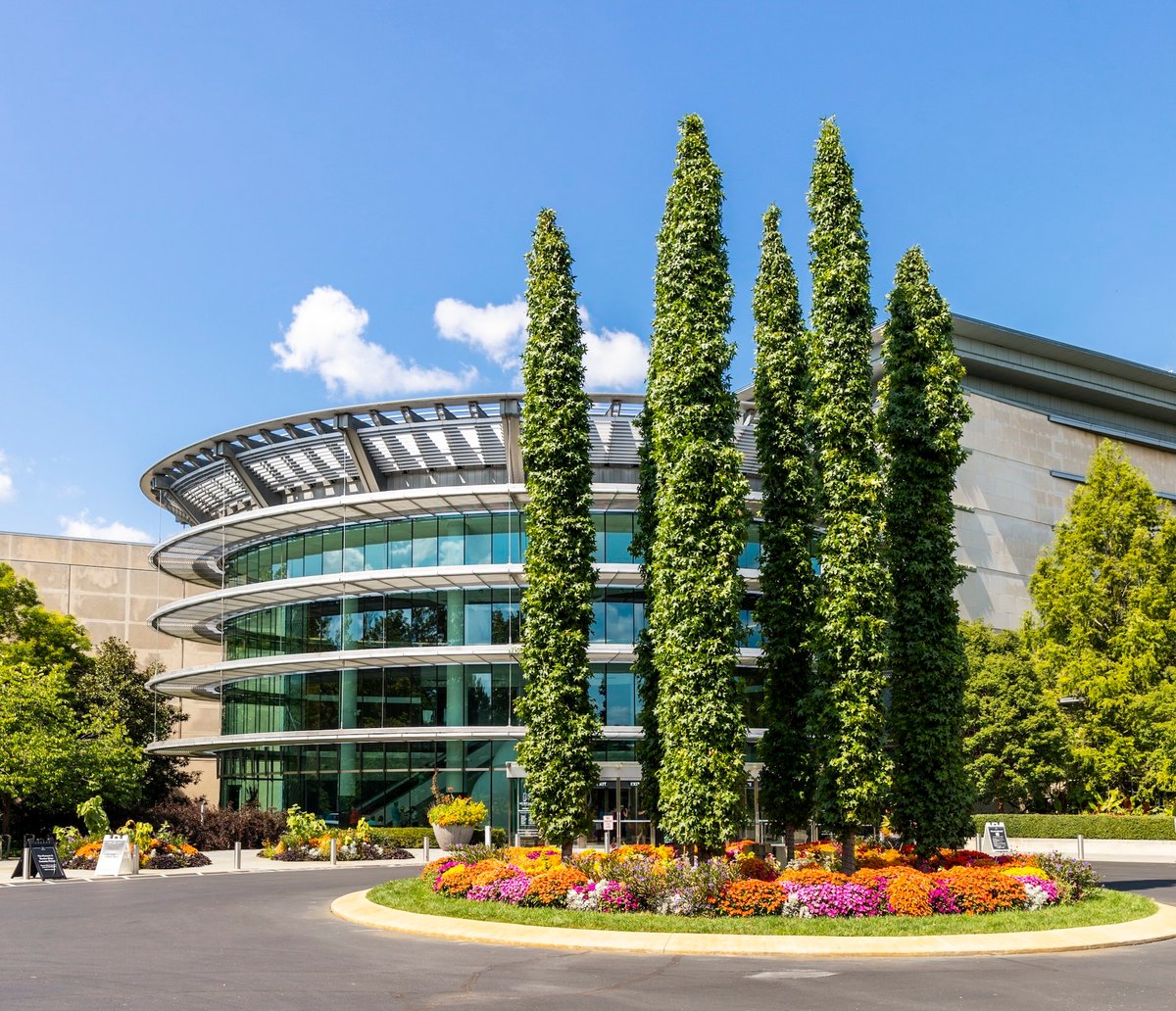 The exterior of the Indianapolis Museum of Art Welcome Center Courtesy Newfields