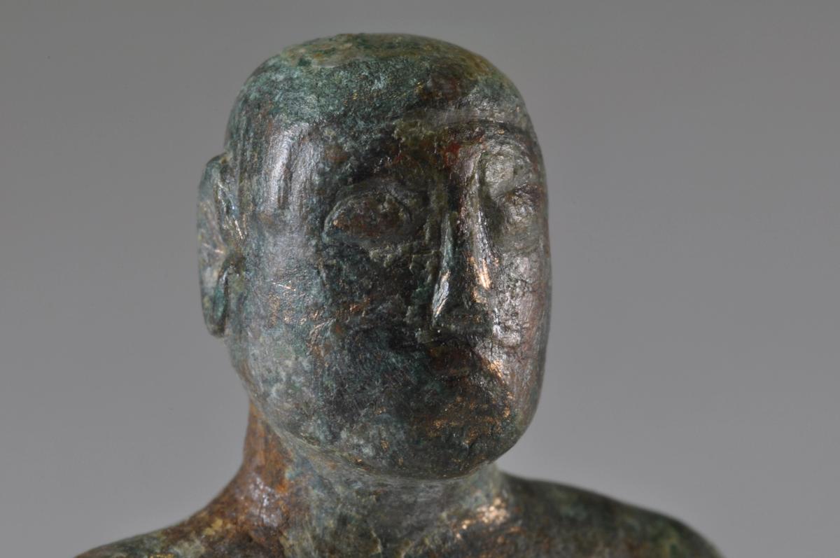 The celtic deity figure found at Wimpole © National Trust, Oxford Archaeology East, James Fairbairn