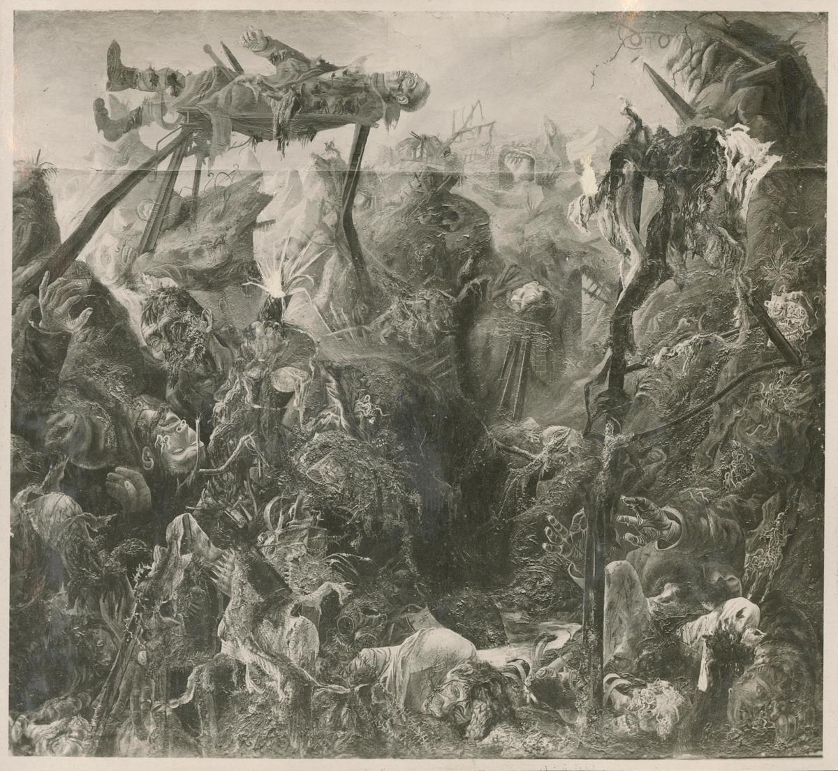 Otto Dix's Der Schützengraben (The Trench) (1923) provoked a strong reaction when it was first displayed 100 years ago
Photo: Hugo Erfurth, Akademie der Künste Berlin, Otto-Dix-Archiv