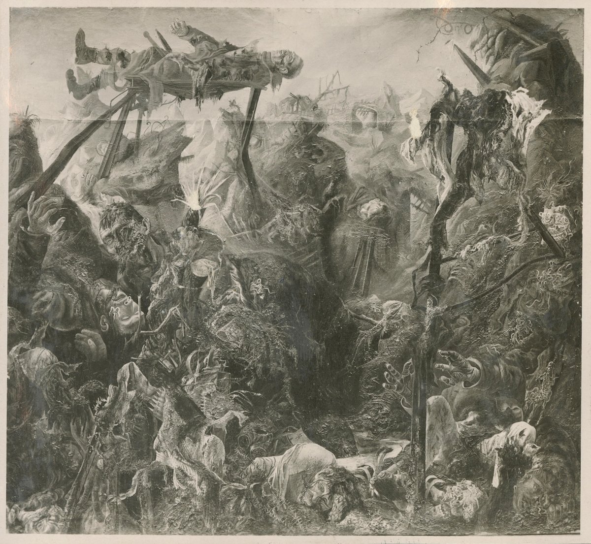 Otto Dix's Der Schützengraben (The Trench) (1923) provoked a strong reaction when it was first displayed 100 years ago
Photo: Hugo Erfurth, Akademie der Künste Berlin, Otto-Dix-Archiv
