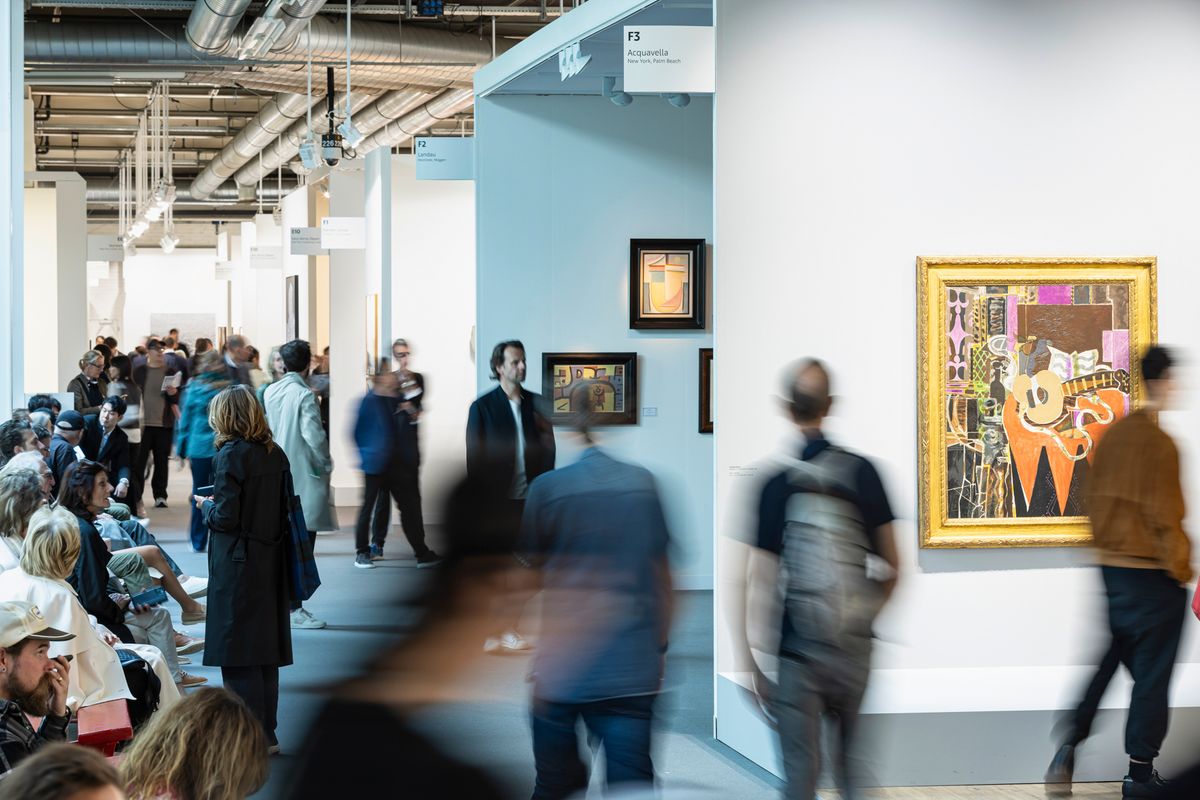 Many preferences around stand placement at Art Basel and other fairs tie to visitor flow Photo: Sara Barth; courtesy of Art Basel