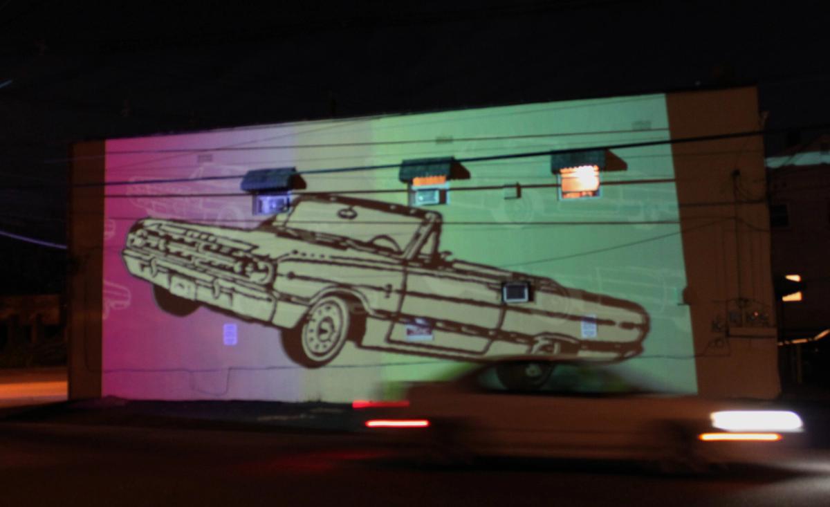 Gardenship's Art House Drive-In series included Pandemic Projections, an evening of video art and art videos curated by Wavelength