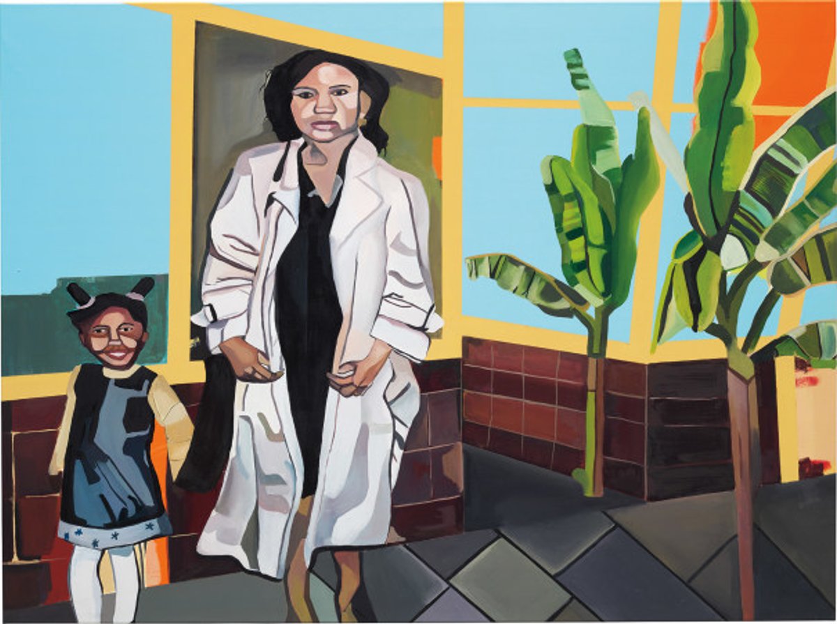 Joy Labinjo's Untitled (2018) sold for £55,000 (£69,300 with fees) Courtesy, Phillips