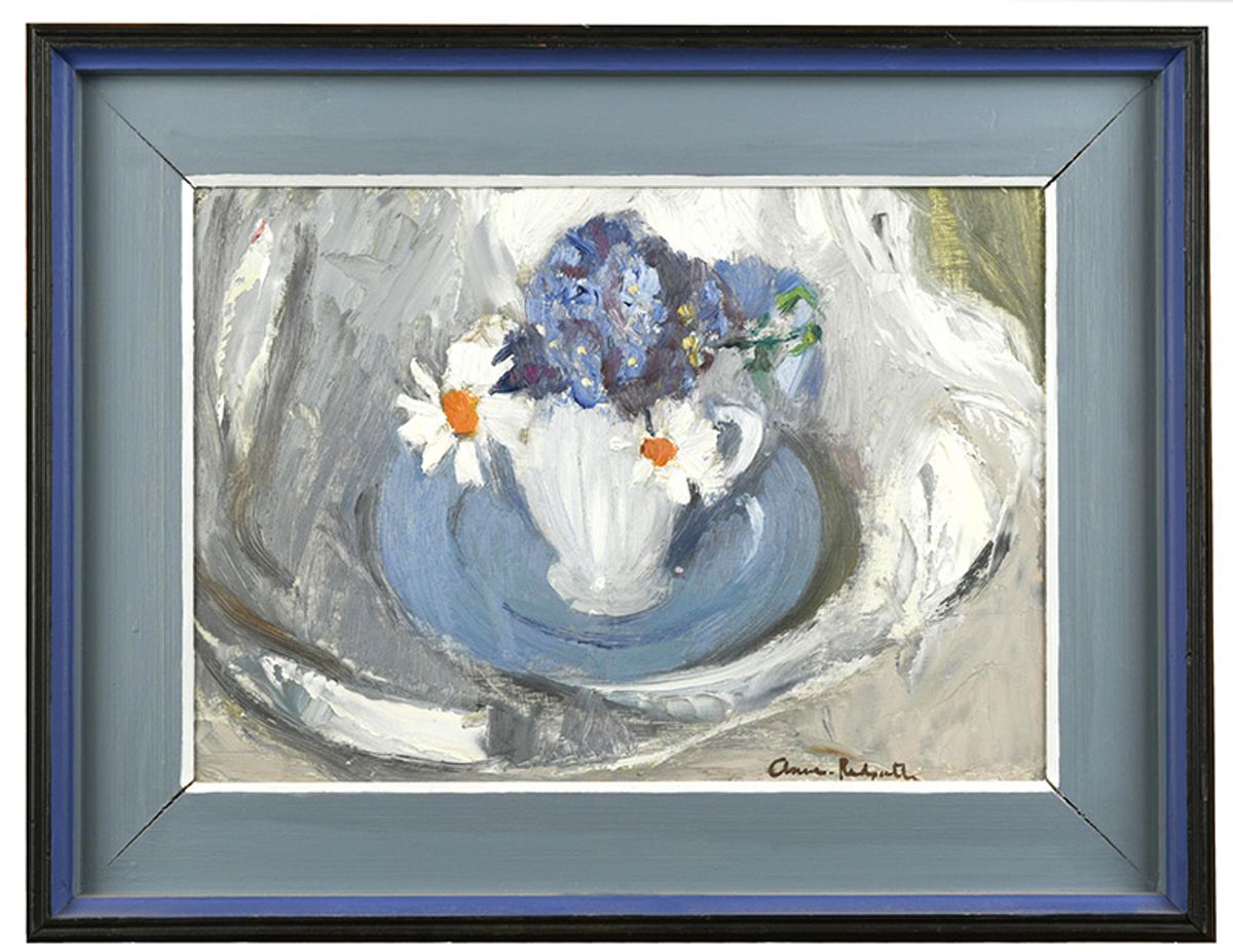 Anne Redpath's Blue Plate has an estimate of £10,000 - £15,000 © Cheffins