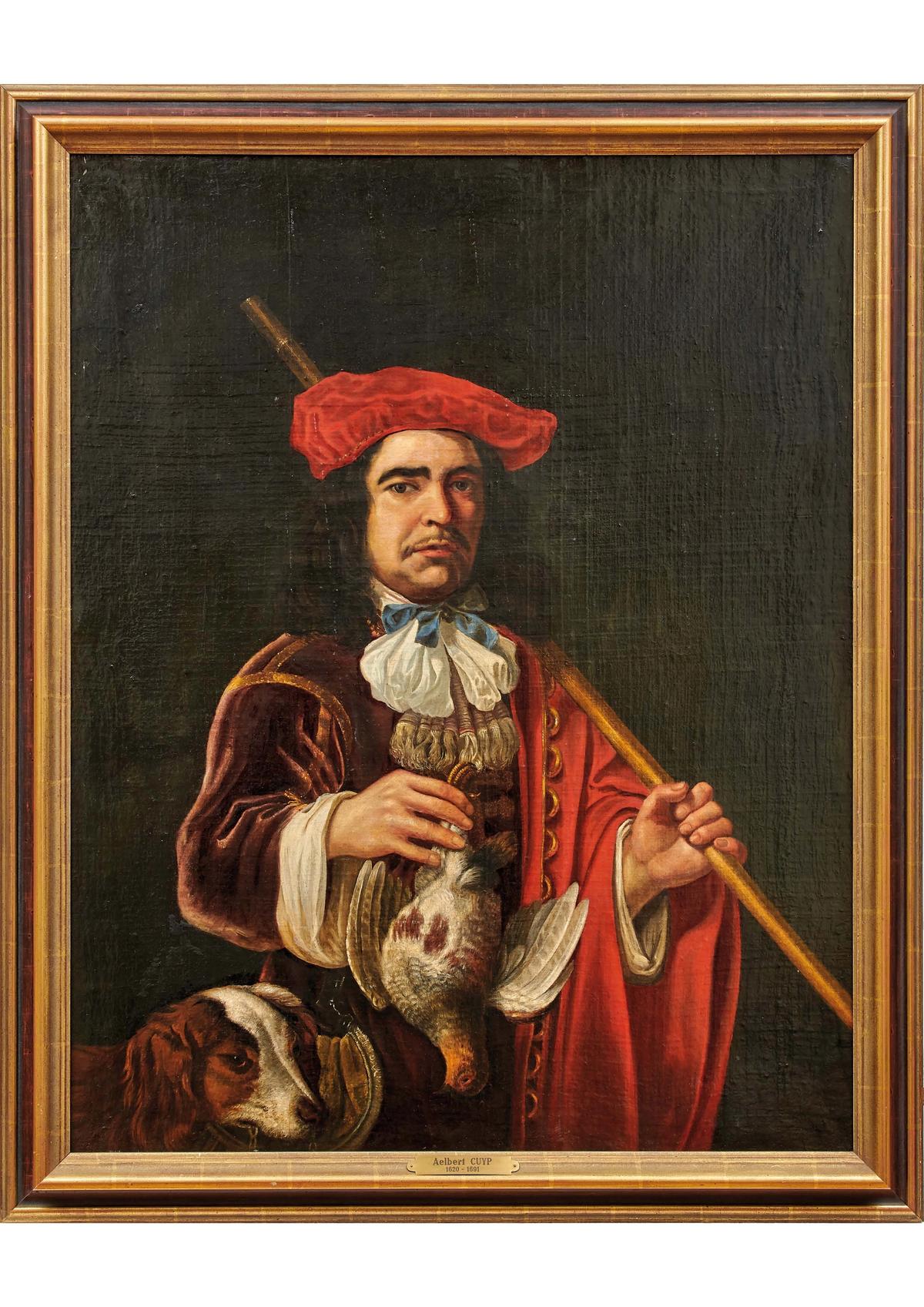 Aelbert Cuyp's Portrait of a hunter with dog