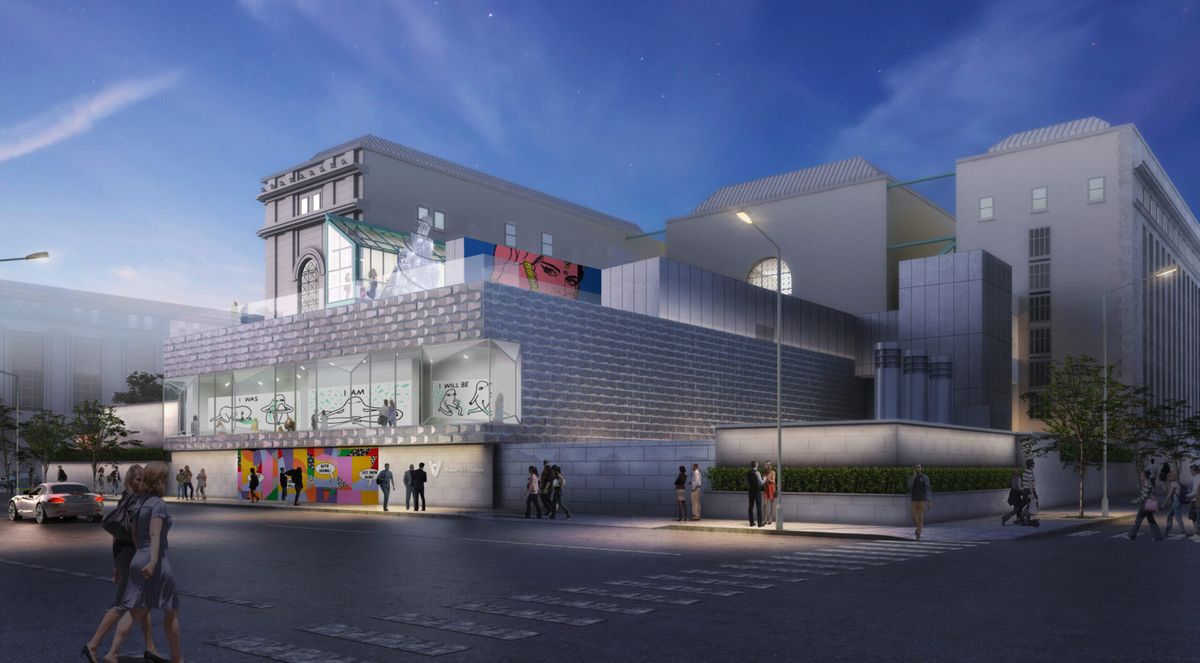 Why Architects' rendering of the Asian Art Museum's pavilion project Courtesy the Asian Art Museum of San Francisco