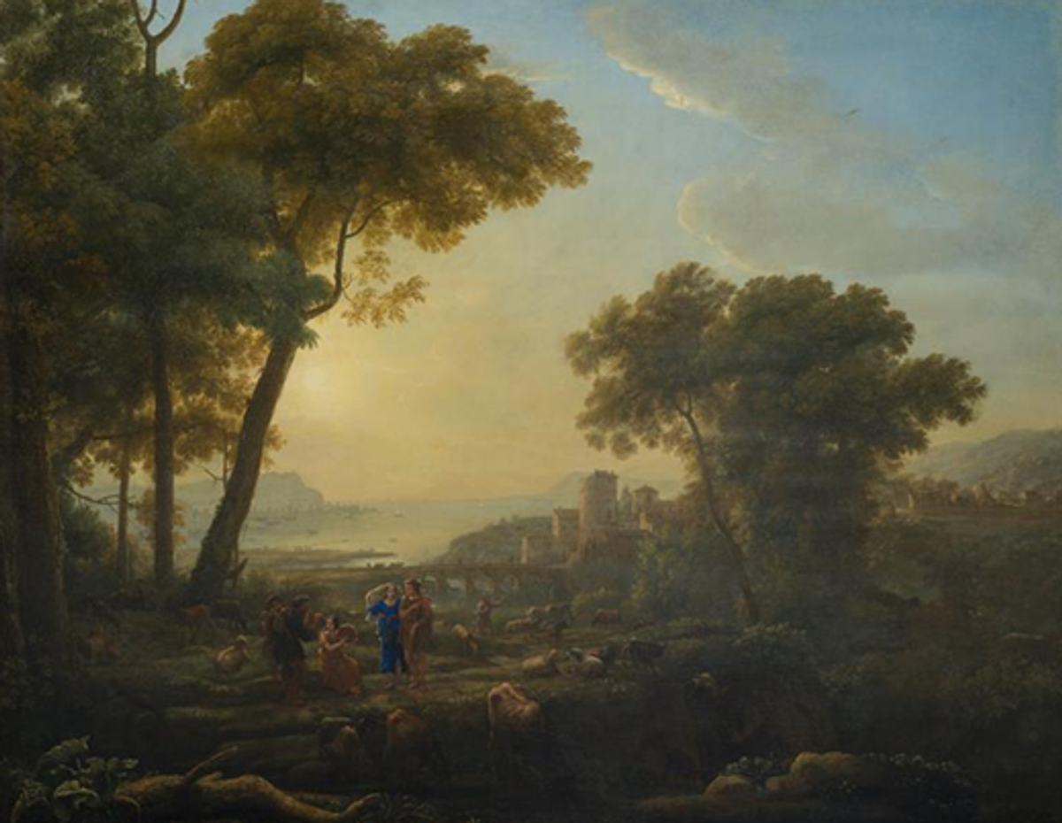 Claude Lorrain's Landscape with Rural Dance (around 1640)