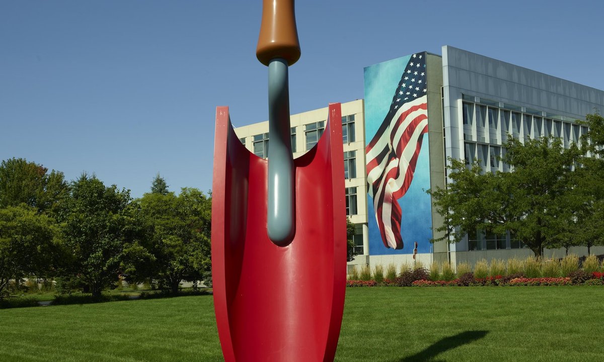 Future of giant Oldenburg and Van Bruggen sculpture uncertain following sale