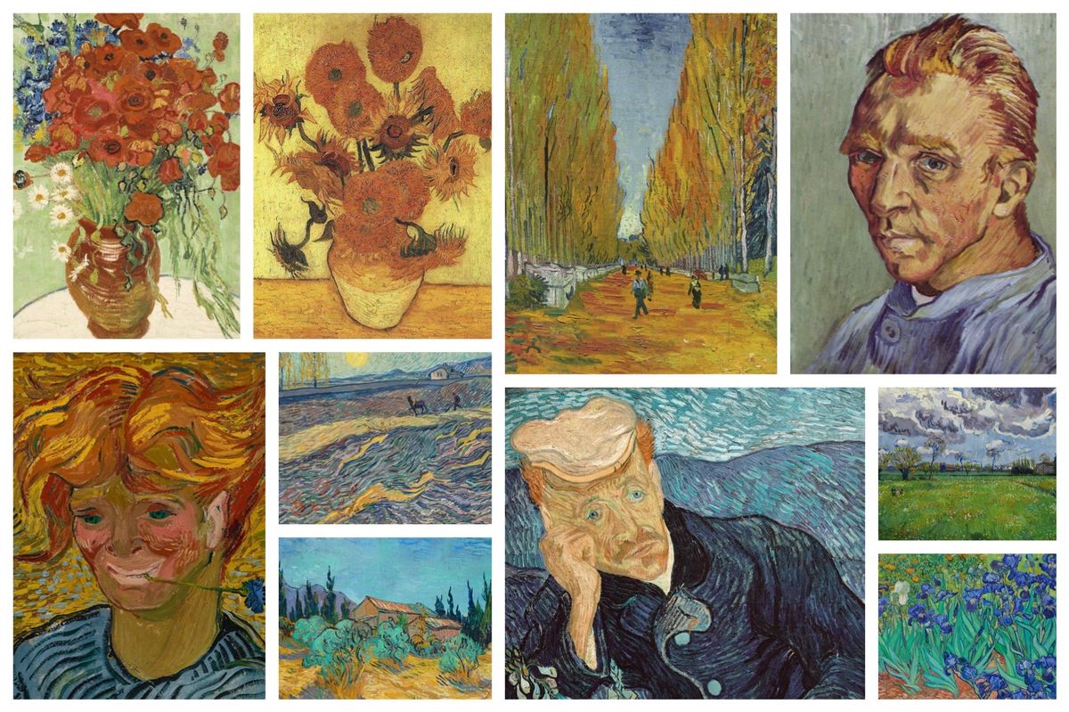 The ten most expensive paintings by Vincent van Gogh that have been sold at auction
