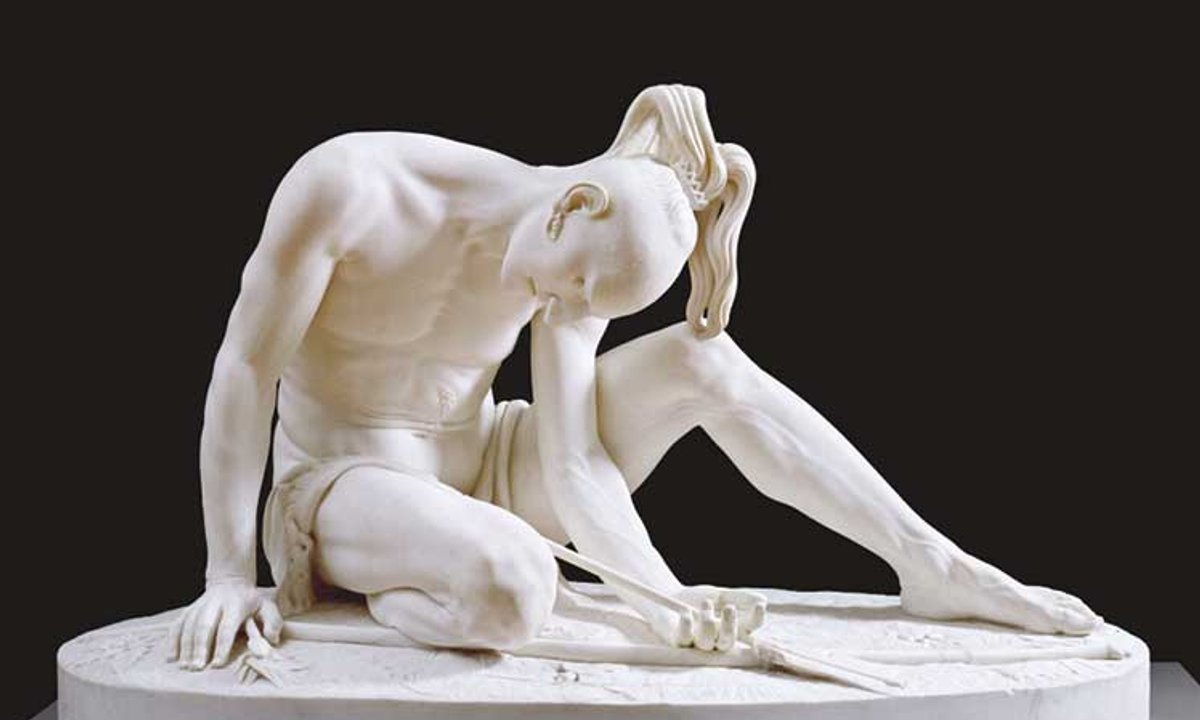 Bitter row rages over possession of marble sculpture of Indigenous man Bitter row rages over possession of marble sculpture of Indigenous man