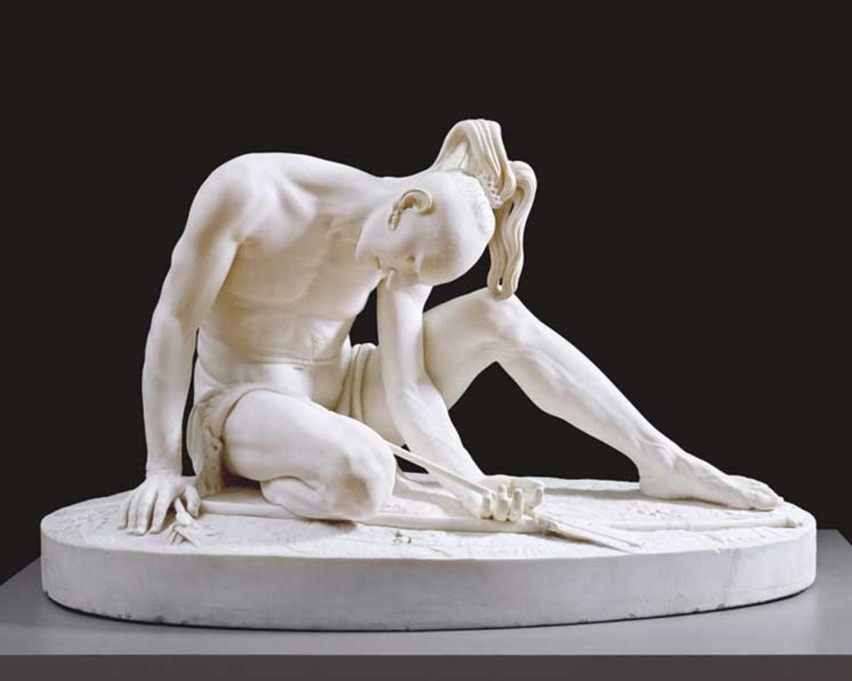 Peter Stephenson’s The Wounded Indian (around 1850) was for years believed to have been destroyed

Courtesy Chrysler Museum of Art

