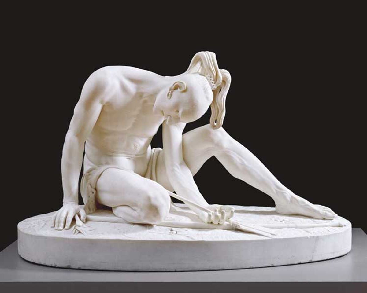 Peter Stephenson’s The Wounded Indian (around 1850) was for years believed to have been destroyed
Courtesy Chrysler Museum of Art