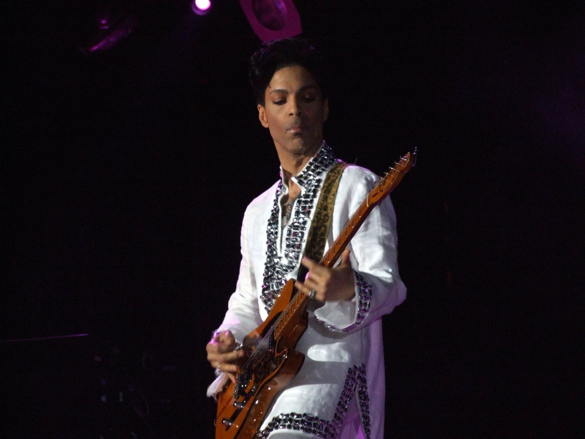 Prince performing at Coachella in 2008. Photo by Scott Penner, via Flickr