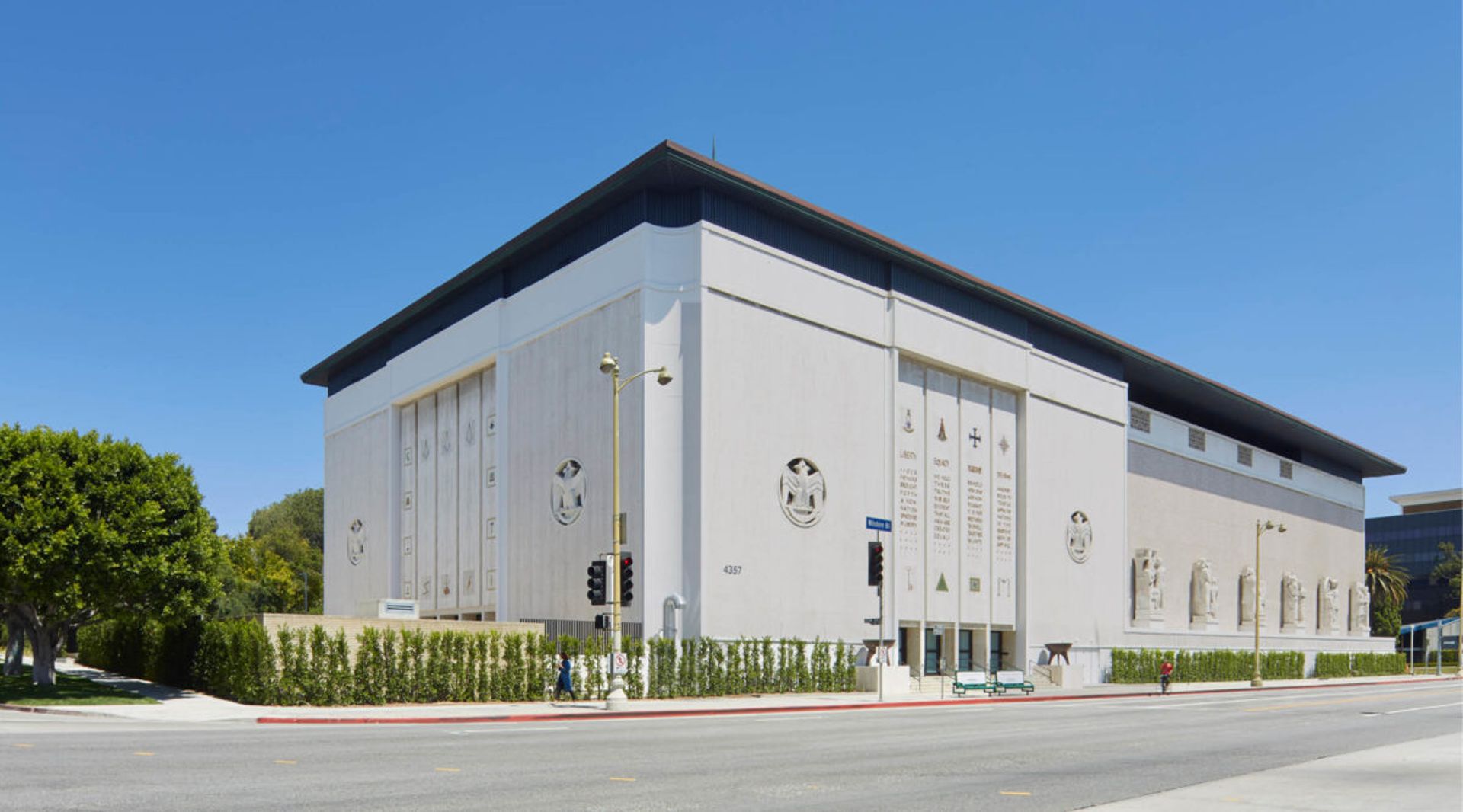 The Marciano Art Foundation opened in 2017, in a 90,000 sq. ft former Masonic Temple on Wilshire Boulevard in Los Angeles Courtesy of the Marciano Art Foundation