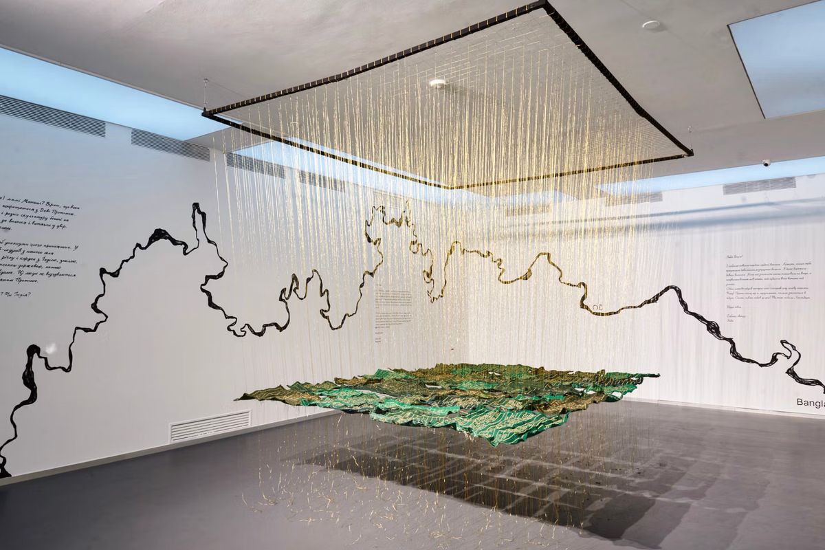 Ashfika Rahman's Behula and a Thousand Tales 2024 won last year's Future Generation Art Prize, bringing a reality to Kyiv that is not Ukrainian, but in which many visitors saw themselves
Photo by Oleksandr Piliugin/Pinchuk Art Centre Future Generation Art Prize