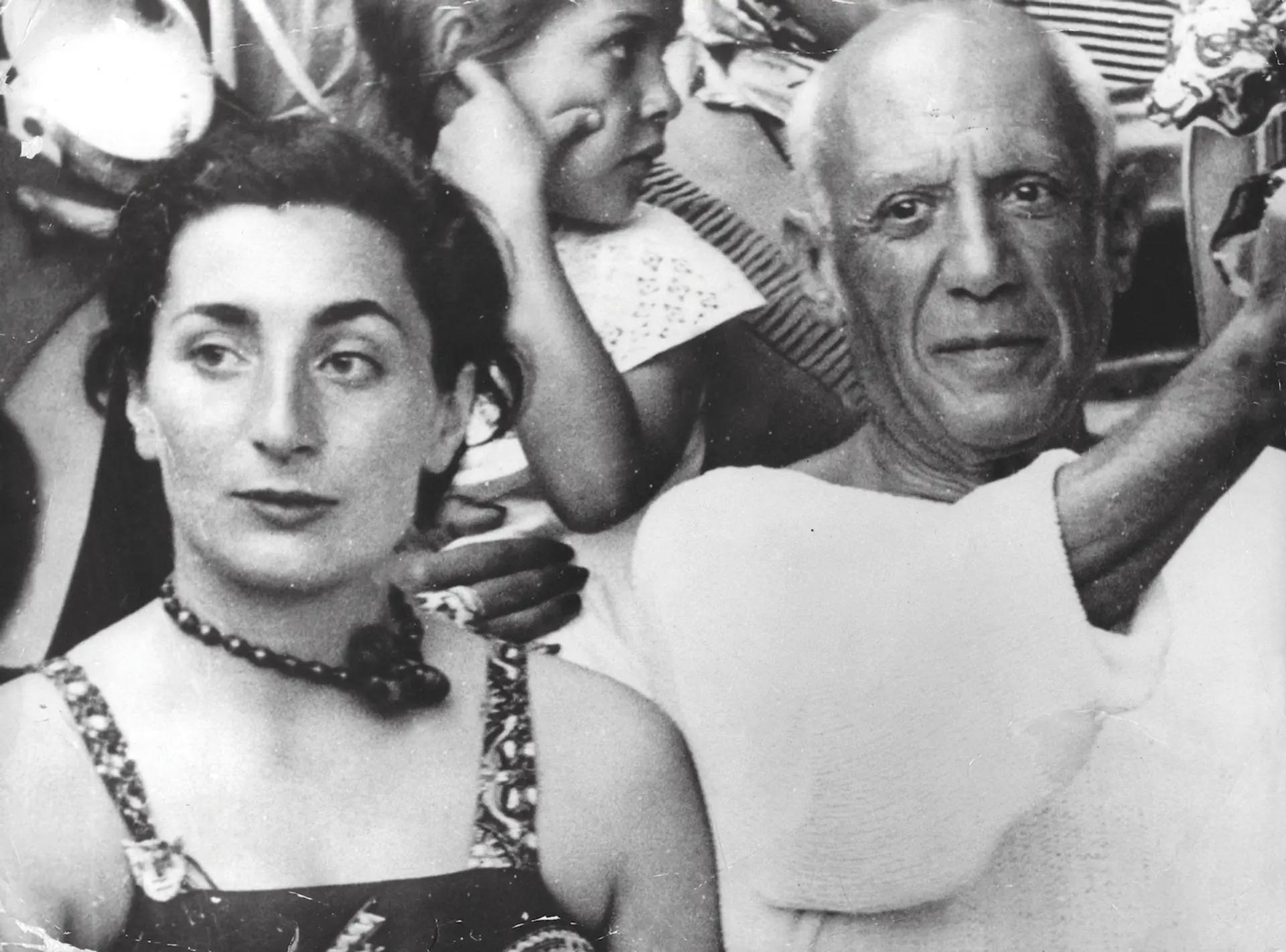 Picasso’s Study for Lysistrata (1933) is among the works stolen from Catherine Hutin-Blay, whose mother Jacqueline (left) was married to the artist Keystone Press/Alamy Stock Photo