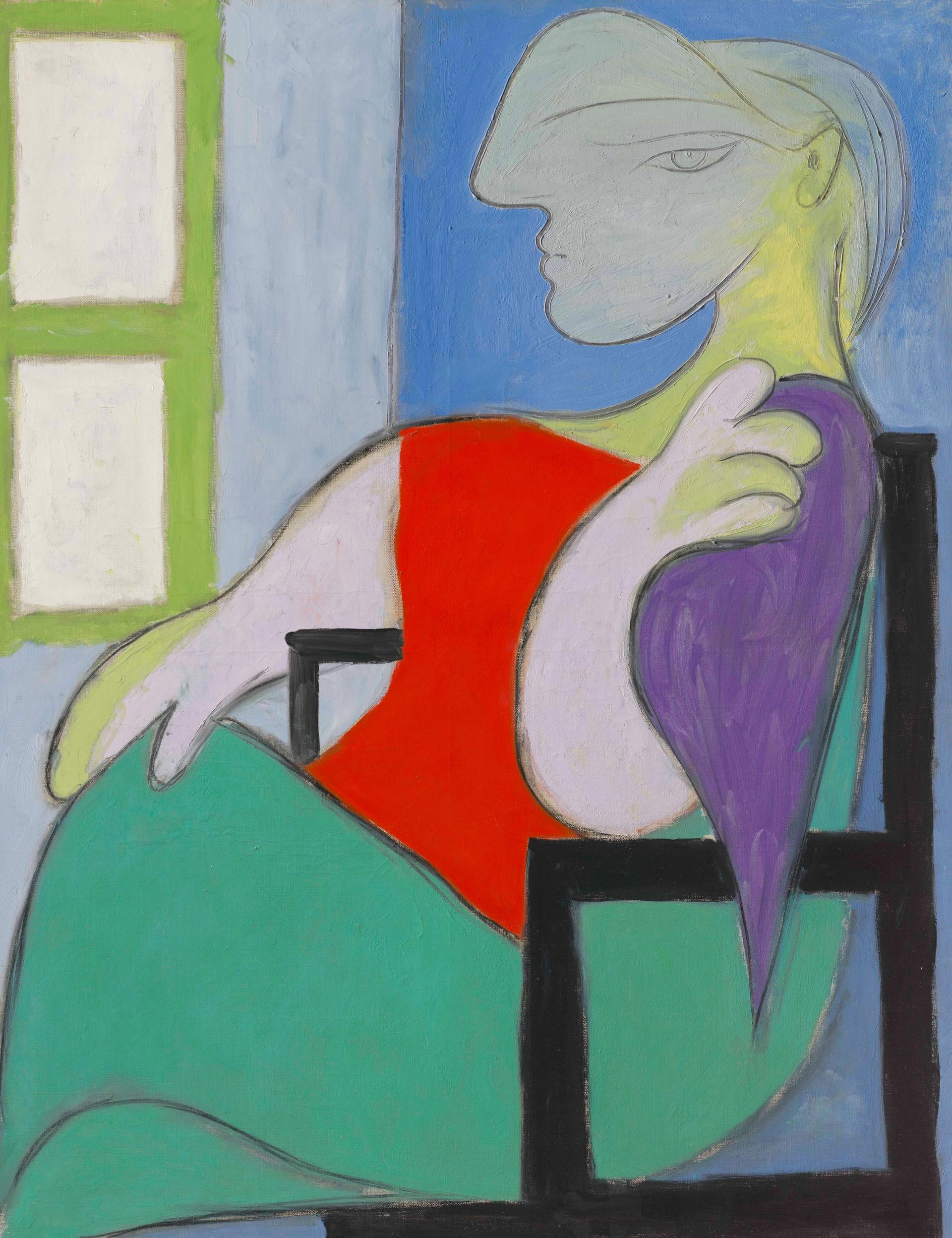 Picasso's 1932 Femme assise près d’une fenêtre (Marie-Thérèse) Courtesy of Christie's