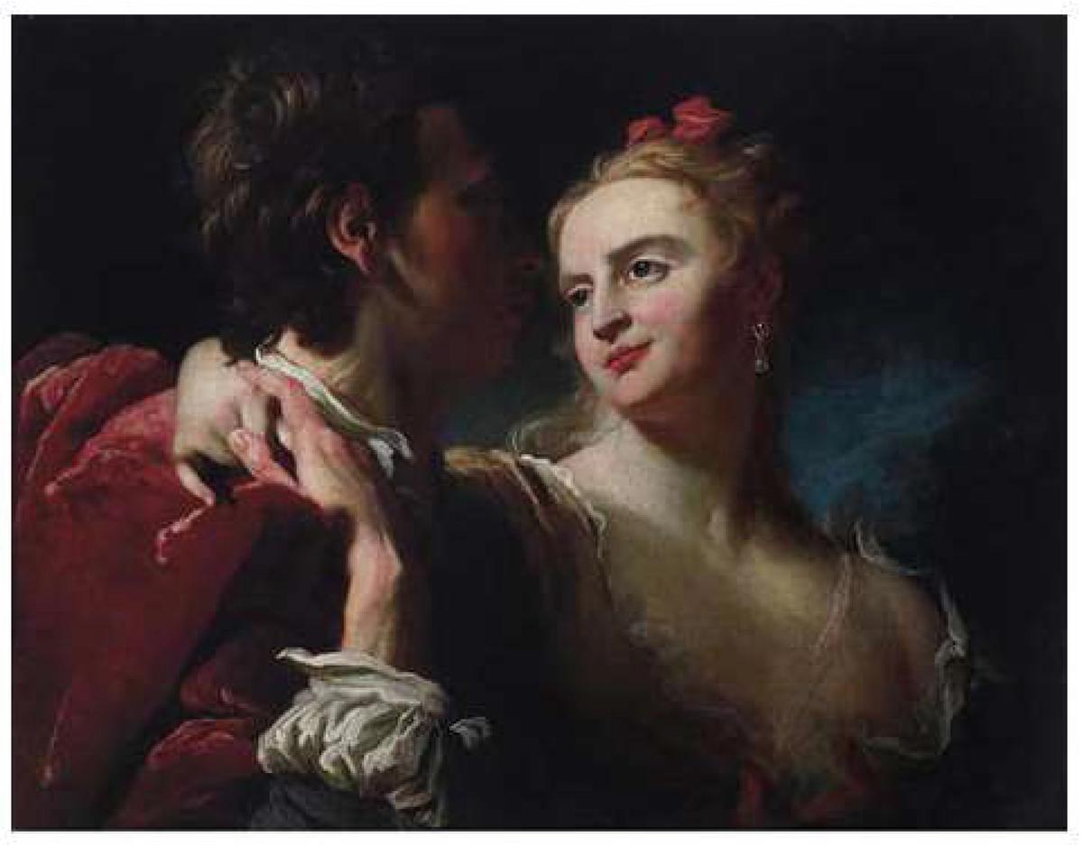 Pierre Louis Goudreaux's An Amorous Couple, or A Loving Embrace
