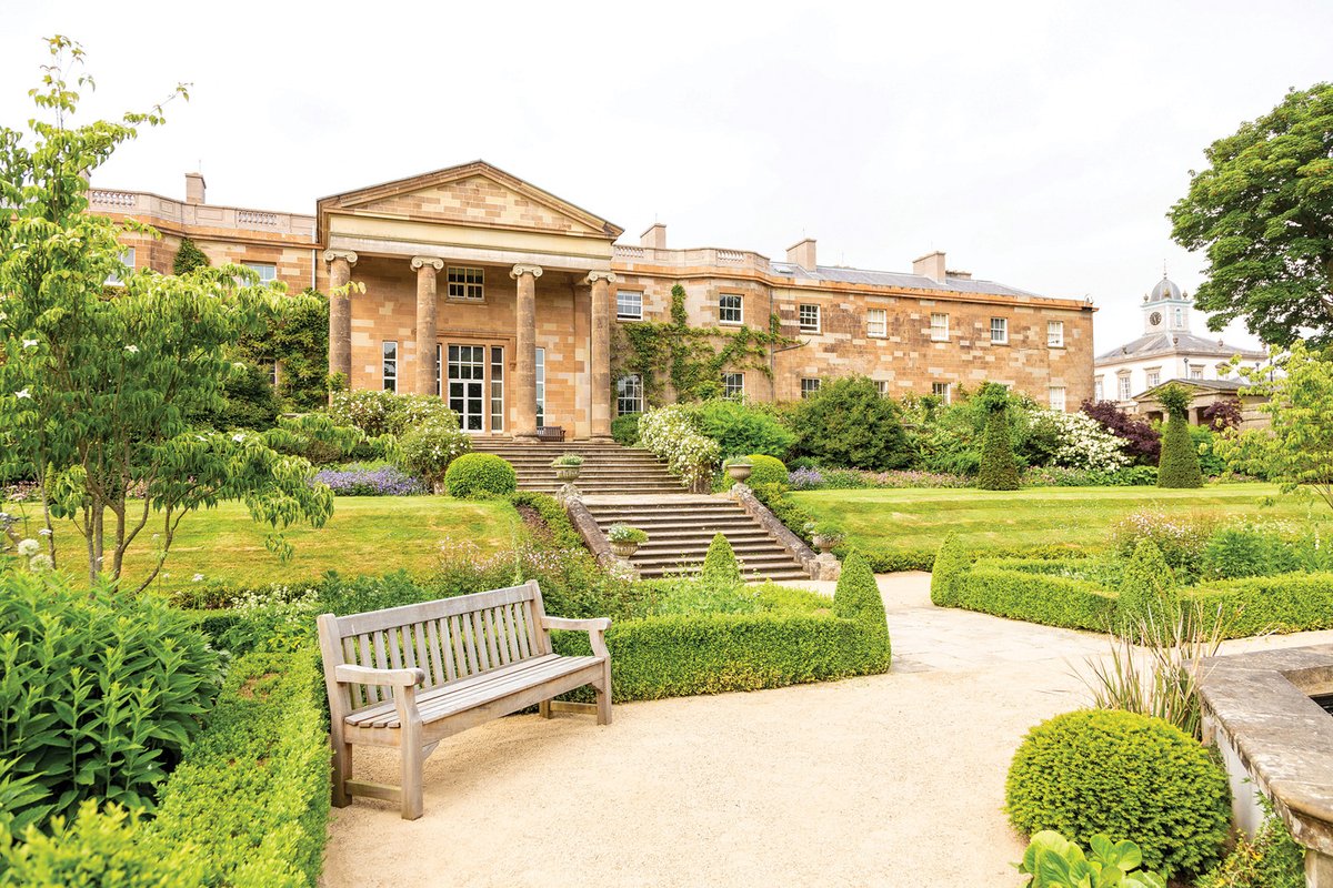 The south terrace at Hillsborough Castle © Historic Royal Palaces