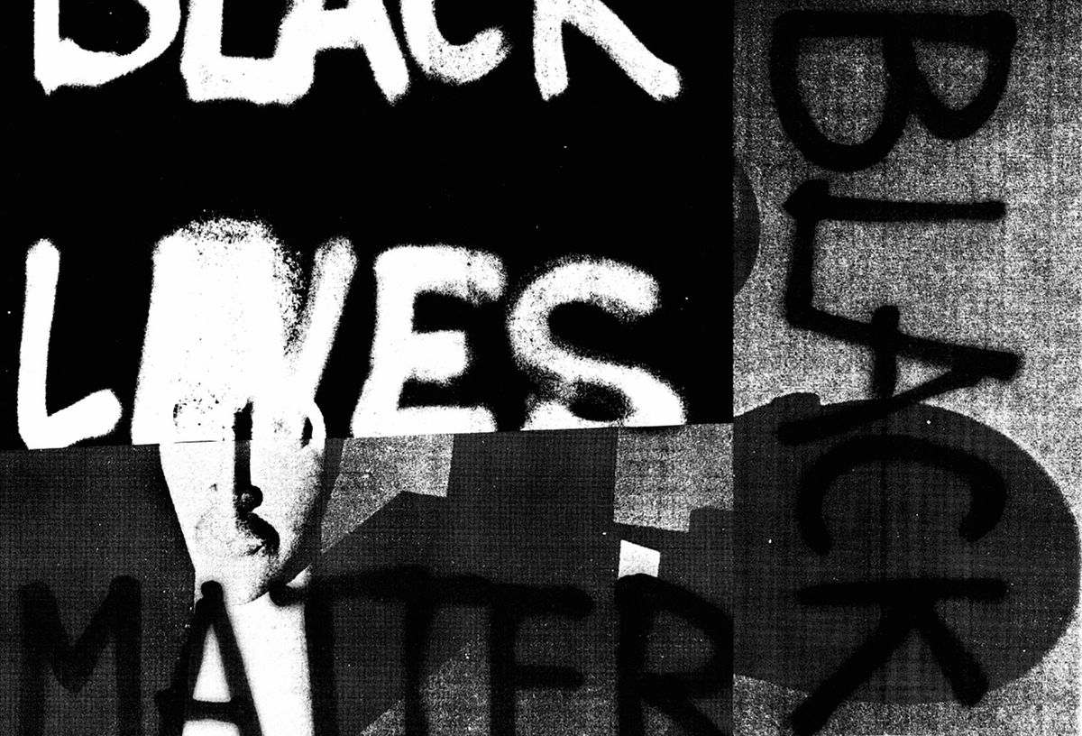 Adam Pendleton  Black Dada Flag (Black Lives Matter) (2015-18) 
