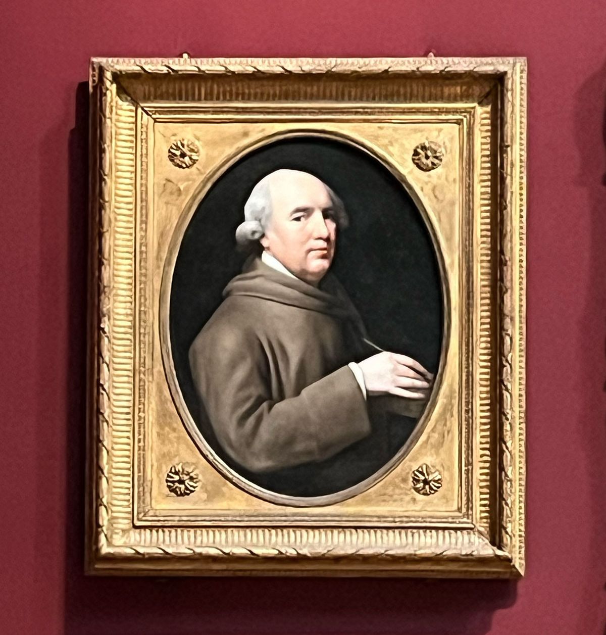 George Stubbs, Self-Portrait, 1781, which was acquired for the National Portrait Gallery, London, in 1967 Photograph: The Art Newspaper