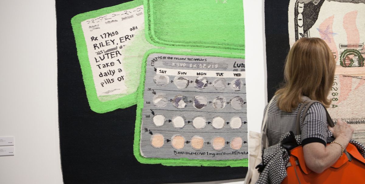 Erin Riley, The Pill, 2018, shown by PPOW Photo: © Vanessa Ruiz