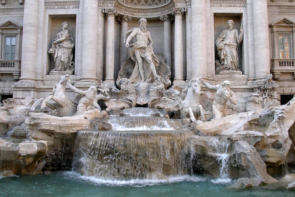 Rome's Trevi fountain was completed in 1762

Photo: Vyacheslav Argenberg via Wikimedia Commons