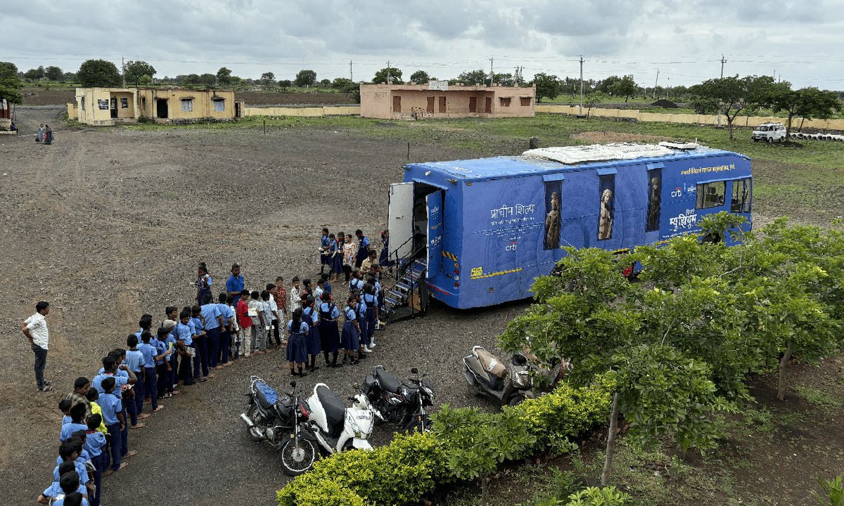 Ancient art on wheels: how Mumbai's leading museum is sending miniature exhibitions by bus into the Indian countryside