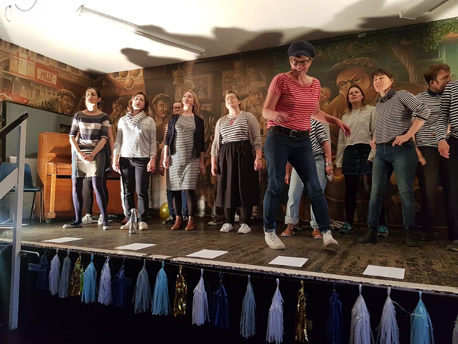 The London sea shanty collective Courtesy of Louisa Buck