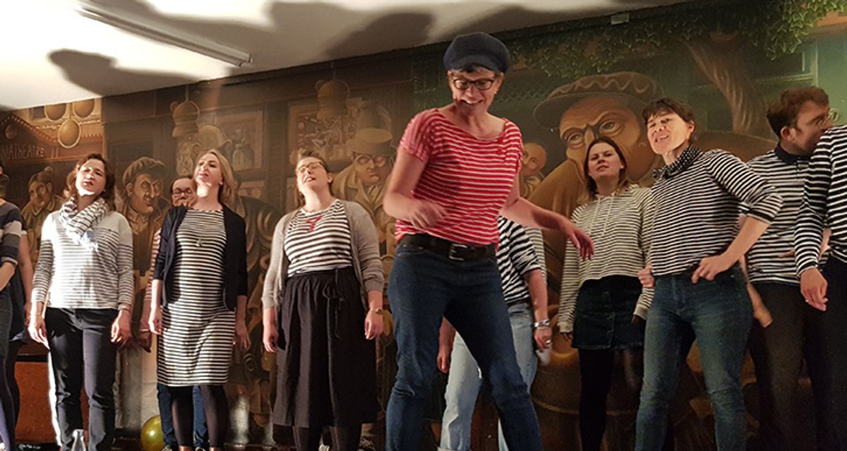 The London sea shanty collective Courtesy of Louisa Buck