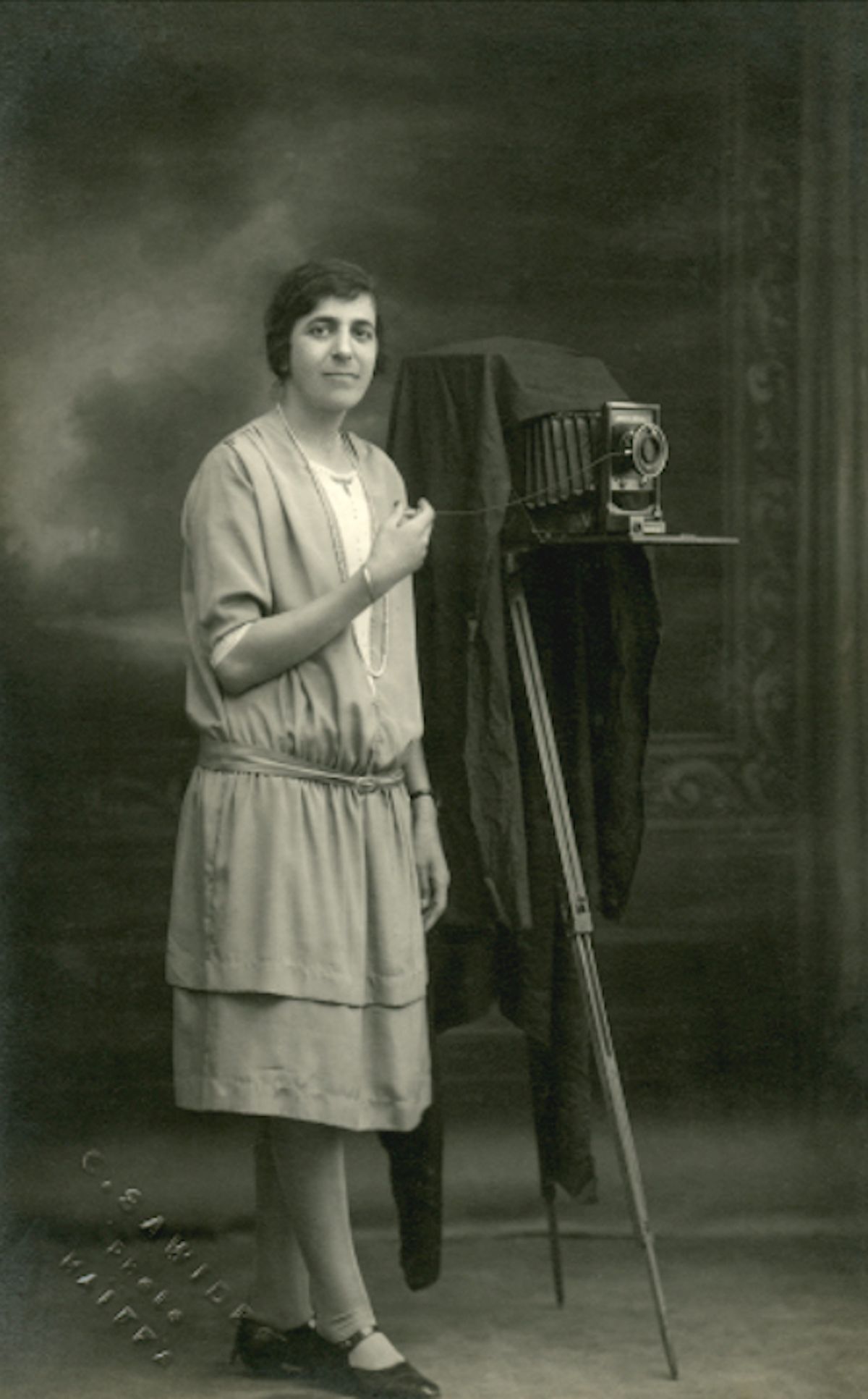 Karimeh Abbud, around 1925 Photo: Constantine Savvides, Haifa