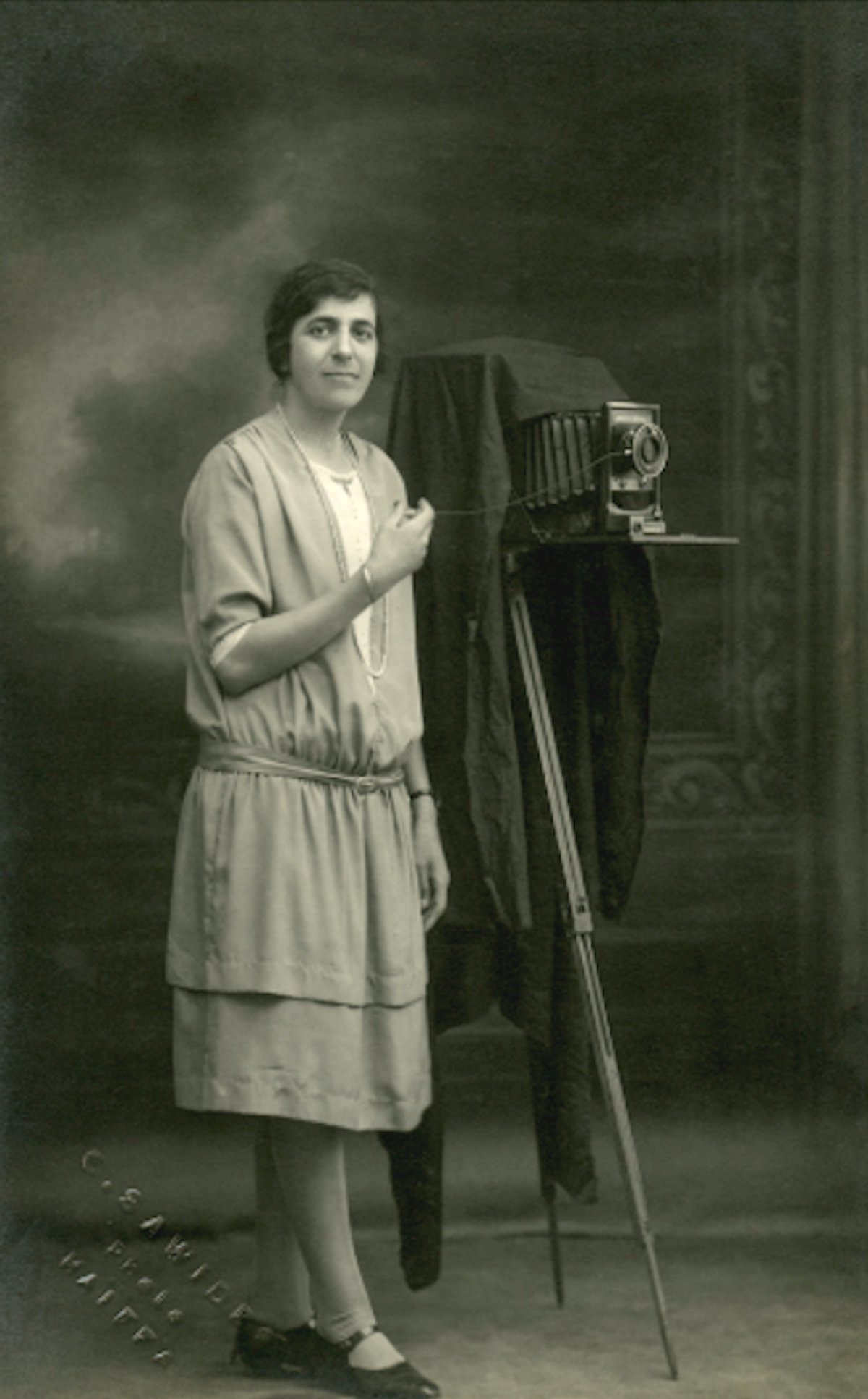 Karimeh Abbud, around 1925 Photo: Constantine Savvides, Haifa