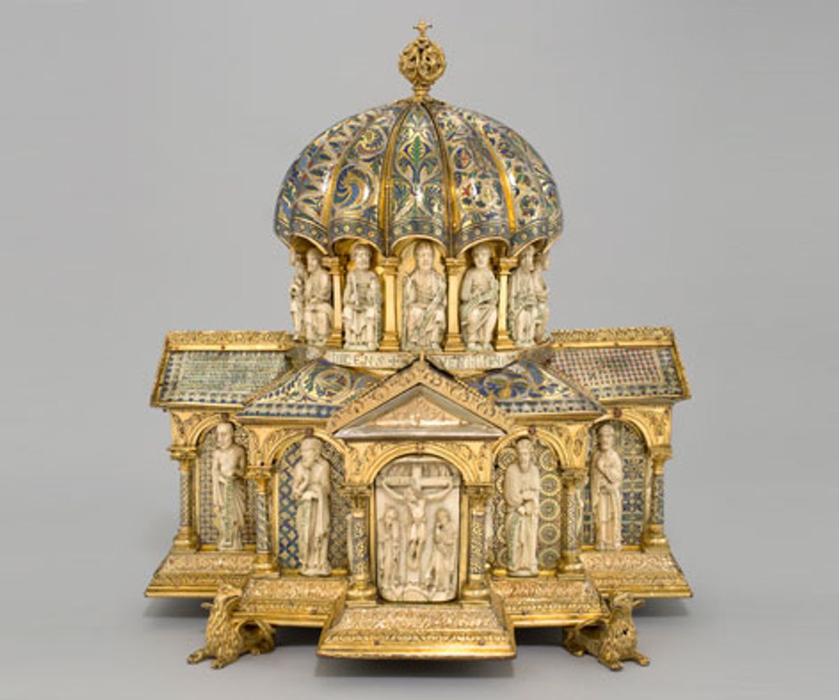 A piece of the Guelph Treasure: a 12th century domed reliquary © Staatliche Museen zu Berlin, Kunstgewerbemuseum / Fotostudio Bartsch, Berlin