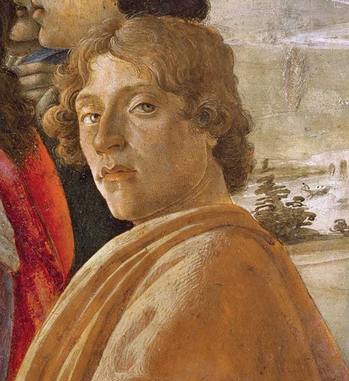 Sandro Botticelli's Adoration of the Magi (detail: Self-portrait), 1475
© Uffizi Gallery