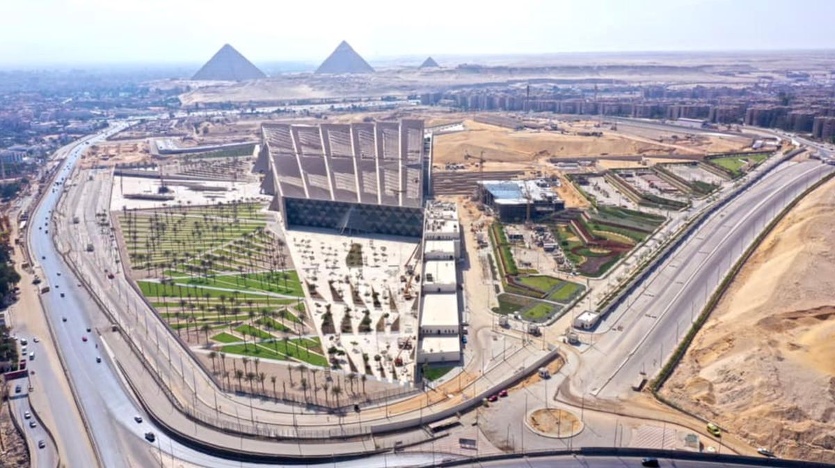 The Grand Egyptian Museum complex in Giza, Cairo Photo: Ministry of Tourism and Antiquities, Egypt/Facebook