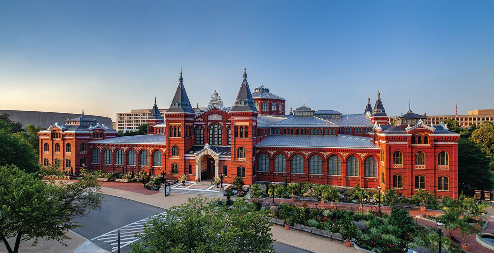 The Arts and Industries Building at the Smithsonian Institution in Washington, DC Courtesy of the Smithsonian Institution