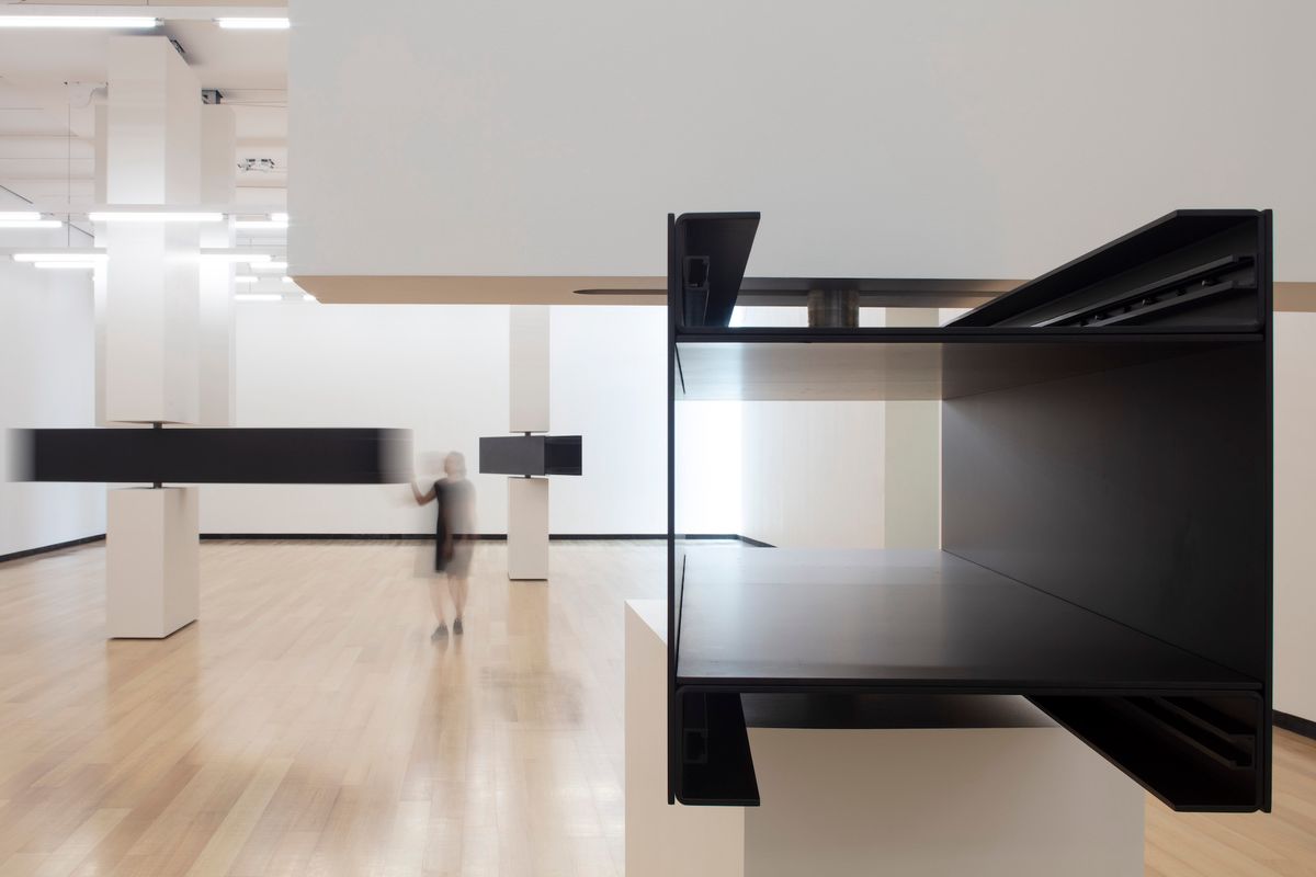 Sarah Oppenheimer: Sensitive Machine at the Wellin Museum of Art at Hamilton College, Clinton, New York. Photo by John Bentham.