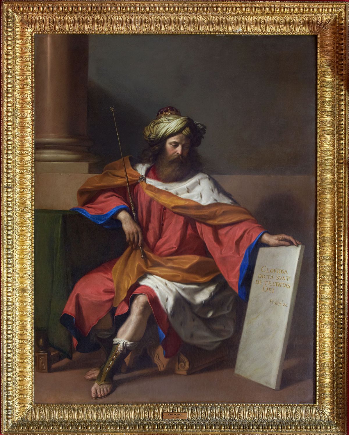 Guercino, King David, 1651. The painting was acquired from the Farnese collection by the first Earl Spencer in 1768 for Spencer House. It was moved to Althorp House, Northamptonshire, in the 1920s. Jacob Rothschild bought the painting, for Spencer House, from the Spencer family in 2010 Rothschild family, Waddesdon Manor. Photograph © Peter Smith Jarrold Publishing 