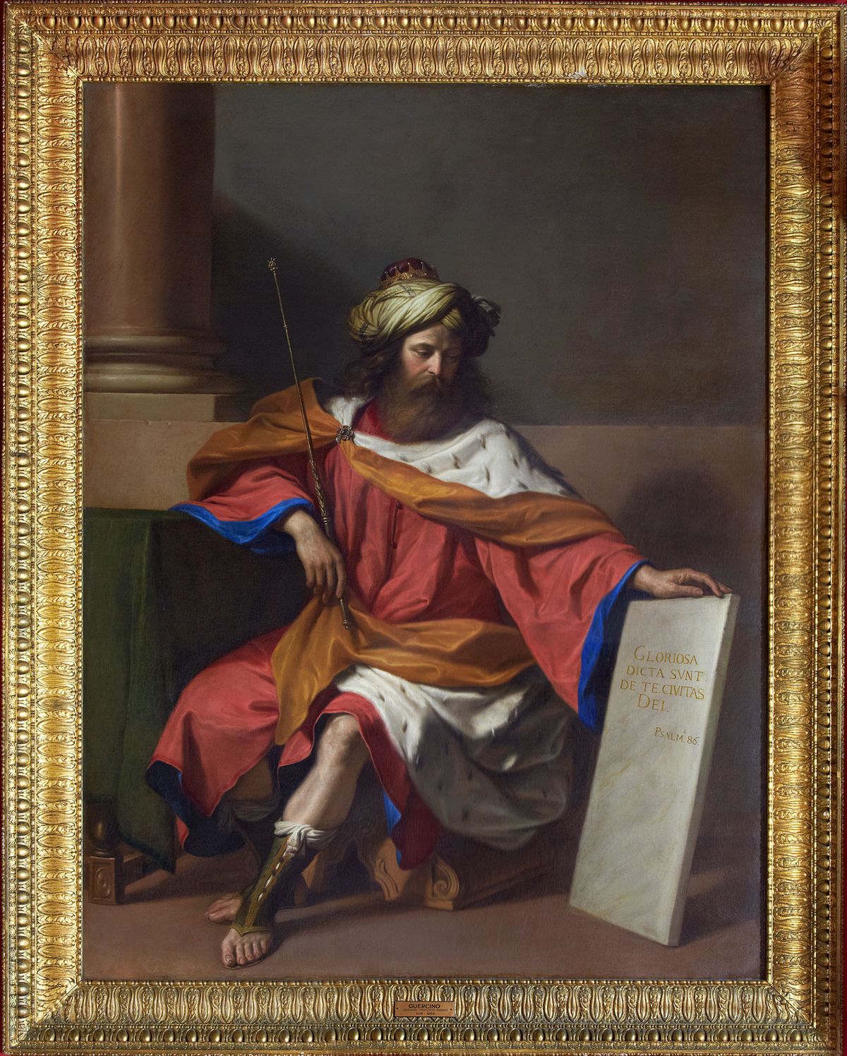 Guercino, King David, 1651. The painting was acquired from the Farnese collection by the first Earl Spencer in 1768 for Spencer House. It was moved to Althorp House, Northamptonshire, in the 1920s. Jacob Rothschild bought the painting, for Spencer House, from the Spencer family in 2010 Rothschild family, Waddesdon Manor. Photograph © Peter Smith Jarrold Publishing