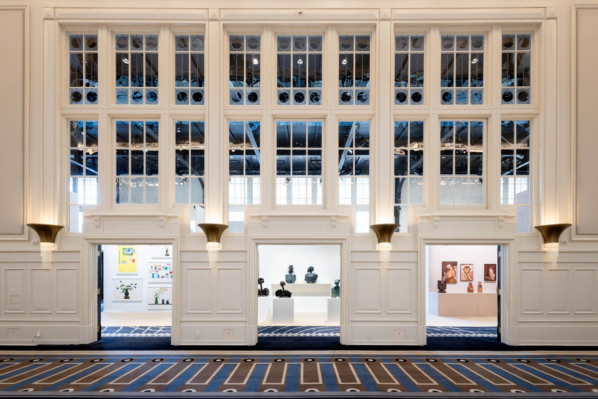 Installation view of the 2023 edition of Independent 20th Century, Casa Cipriani South Street at the Battery Maritime Building in New York Courtesy Independent New York