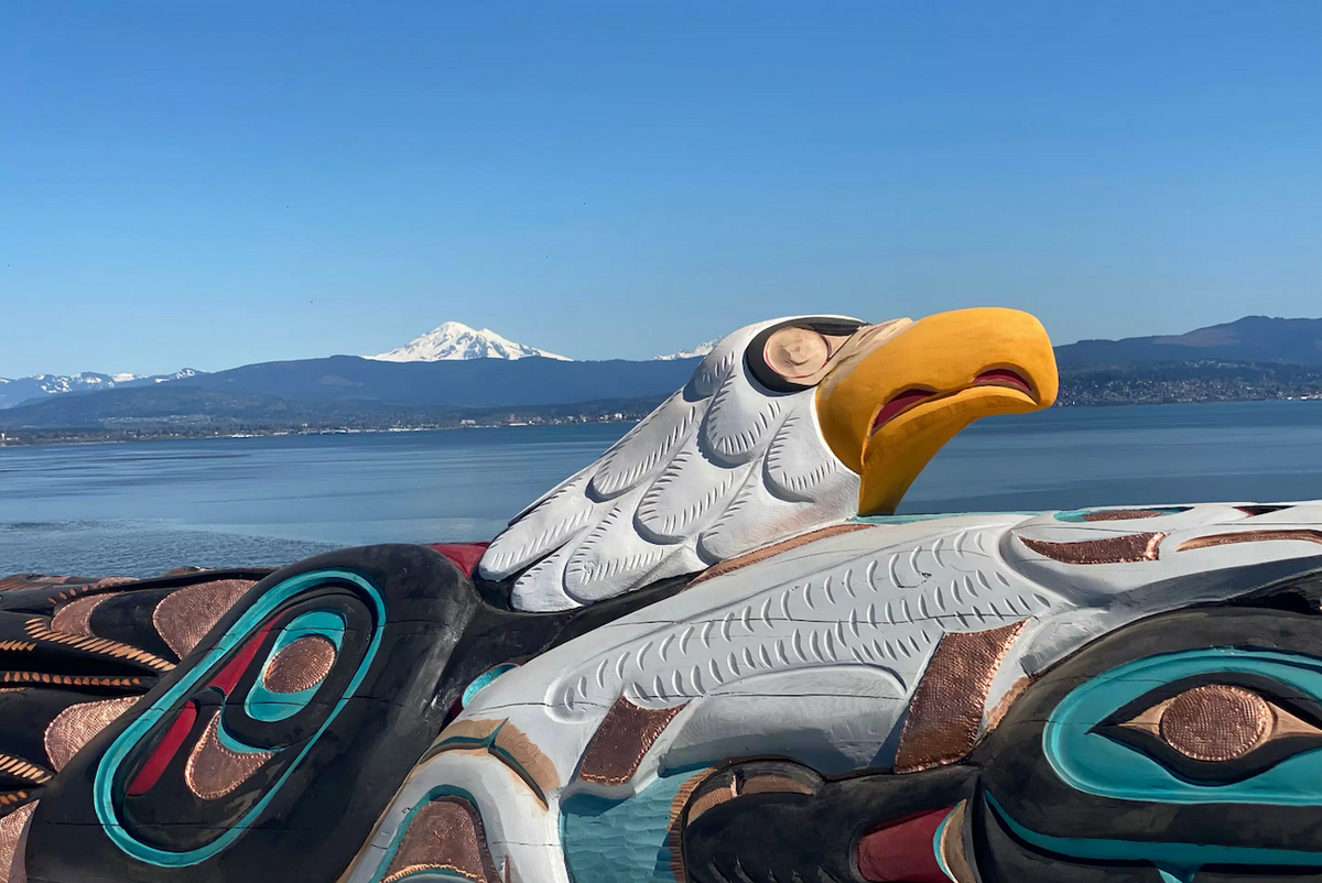 The totem pole will travel from Washington state to Washington D.C., where it will displayed at the Smithsonian's National Museum of the American Indian Freddie Lane