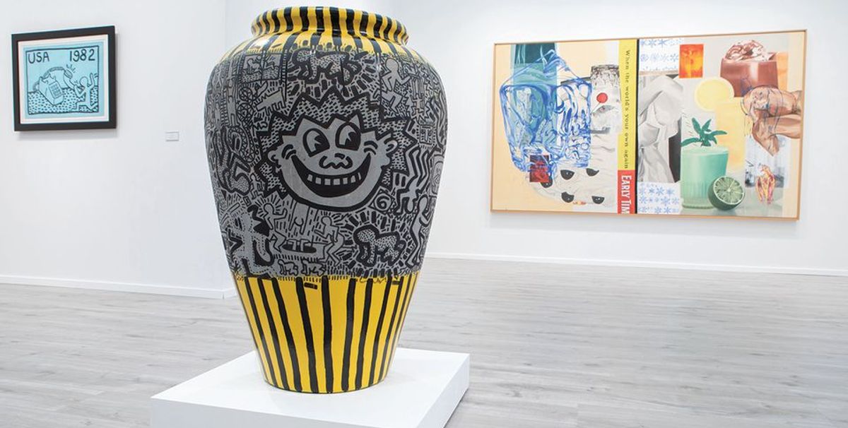 Keith Haring's Vase (1981) at Skarstedt © David Owens